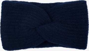 styleBREAKER Headband 'Strick Stirnband Rippenmuster Twist Knoten' in Blue: front