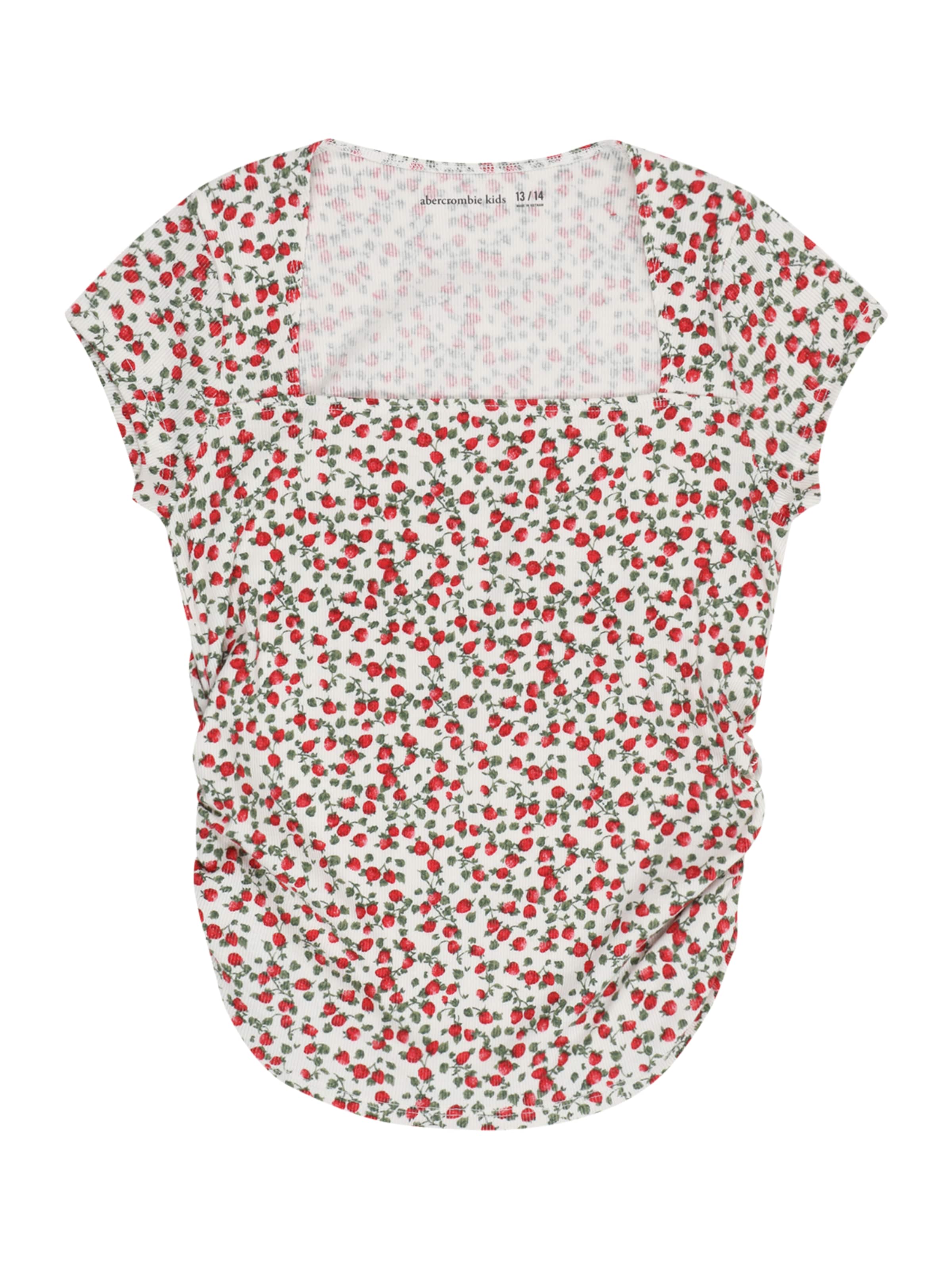 balta Abercrombie & Fitch Marškinėliai 'AVA': priekis