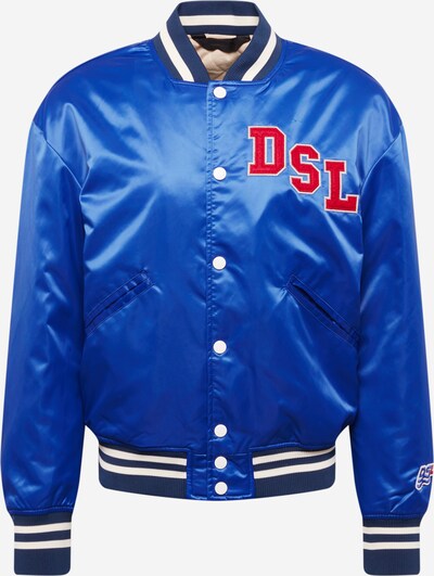 DIESEL Jacke in blau / rot / weiß, Produktansicht