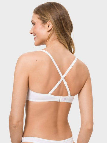 BeeDees T-shirt Bra 'BH Stepy WDP' in White
