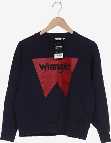 WRANGLER Sweatshirt & Zip-Up Hoodie in S in Blue: front