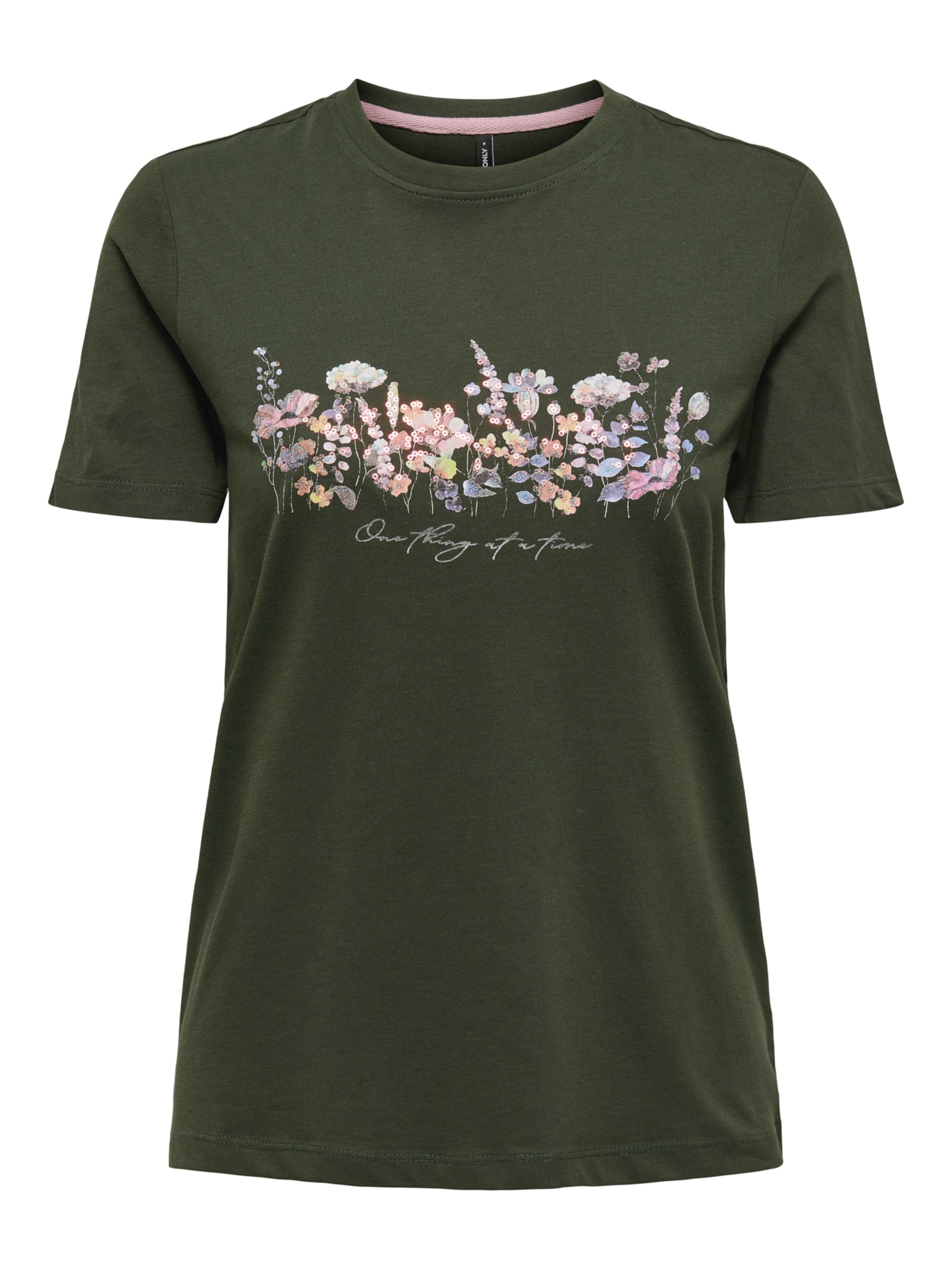 ONLY - Camiseta en verde: frente