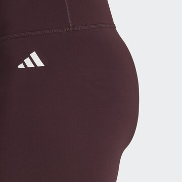 ADIDAS PERFORMANCE Skinny Sportbroek 'Essentials' in Rood