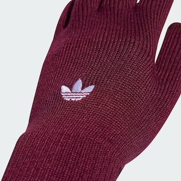 ADIDAS ORIGINALS Fingerhandschuhe 'Adicolor' in Rot