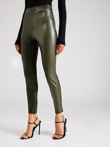 GUESS - Skinny Leggings 'PRISCILLA' em verde: frente