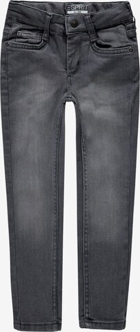 ESPRIT Slimfit Jeans in Grijs: voorkant