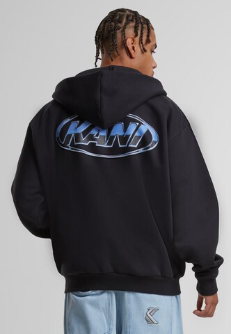 Karl Kani Sweatvest in Zwart: voorkant