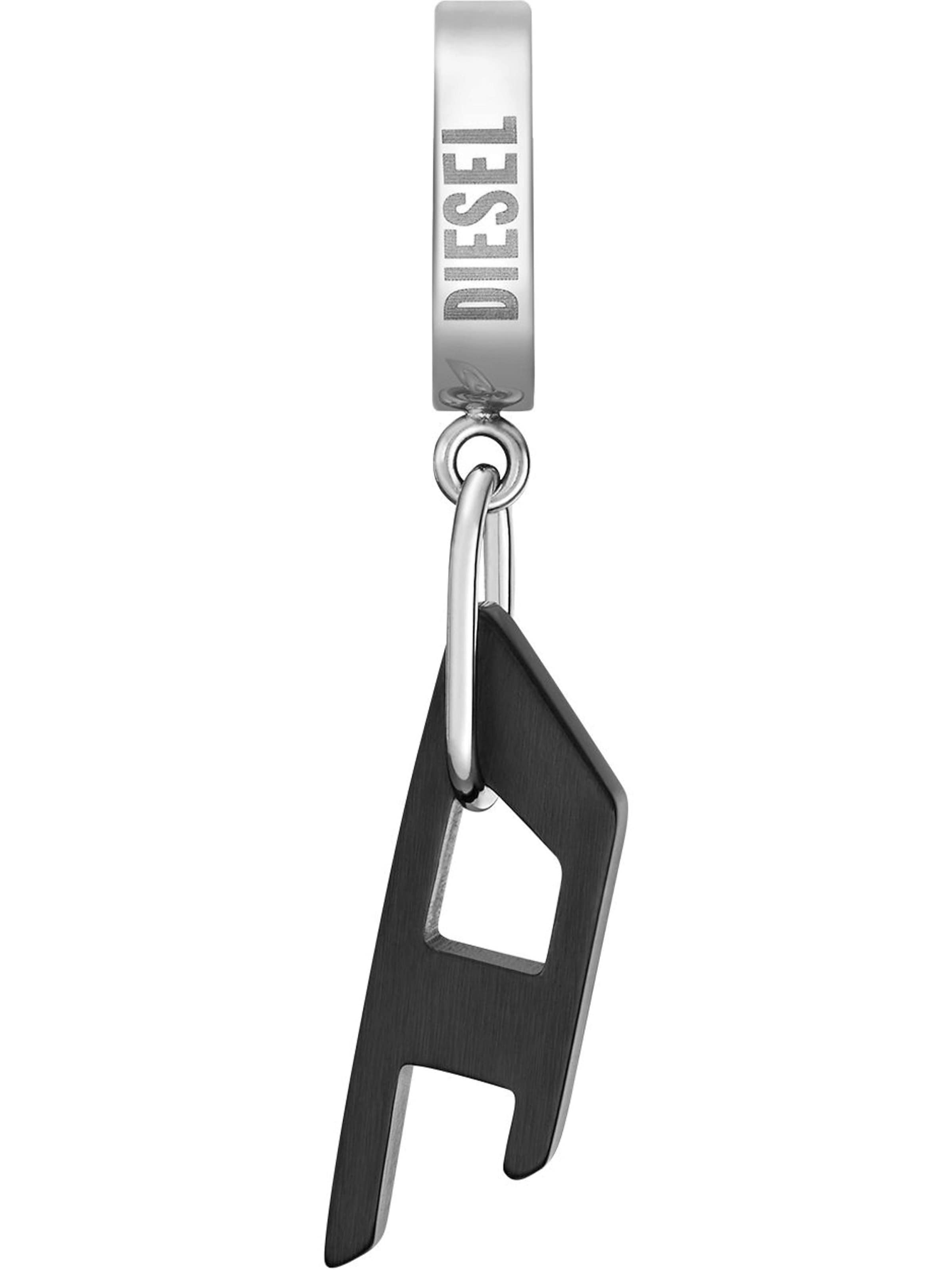 Boucles d'oreilles DIESEL en argent : devant