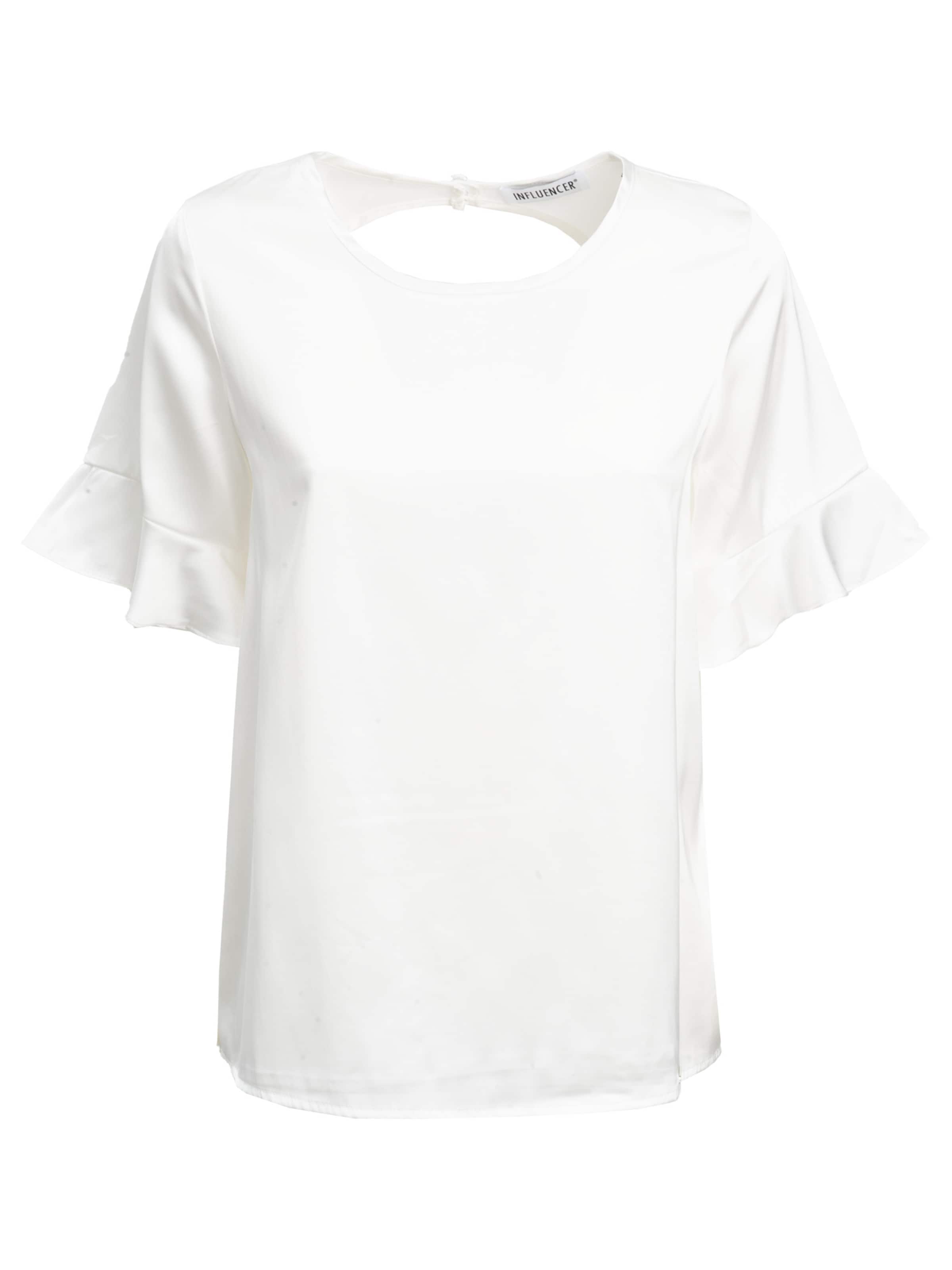 Influencer Μπλούζα σε λευκό: μπροστά