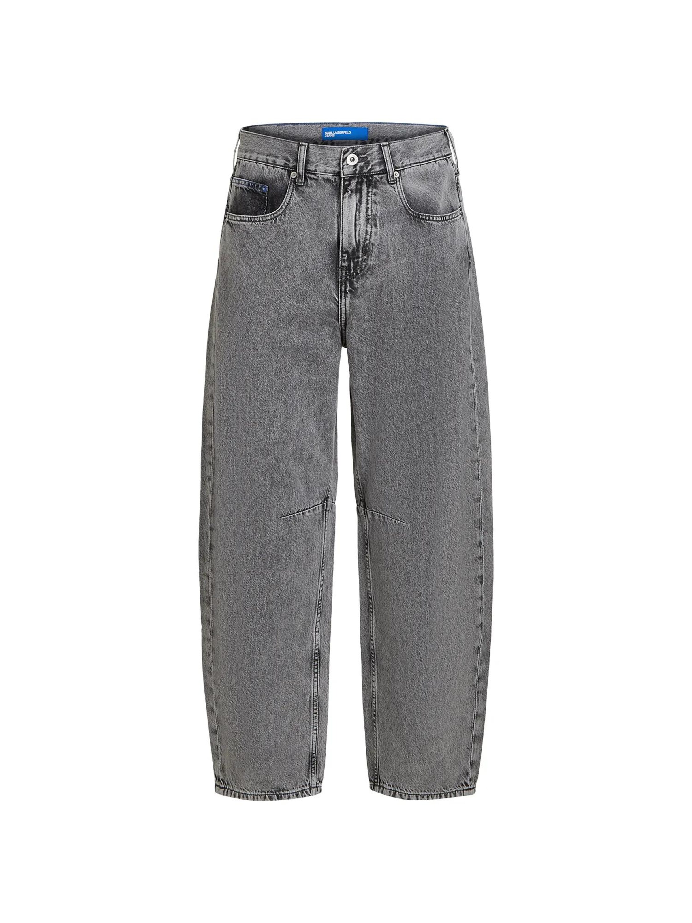 KARL LAGERFELD JEANS Barrel Дънки в сиво: отпред