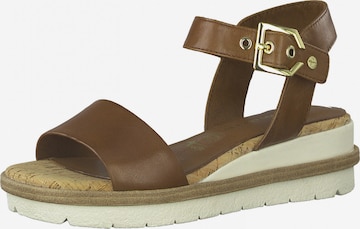 TAMARIS Sandals in Brown: front