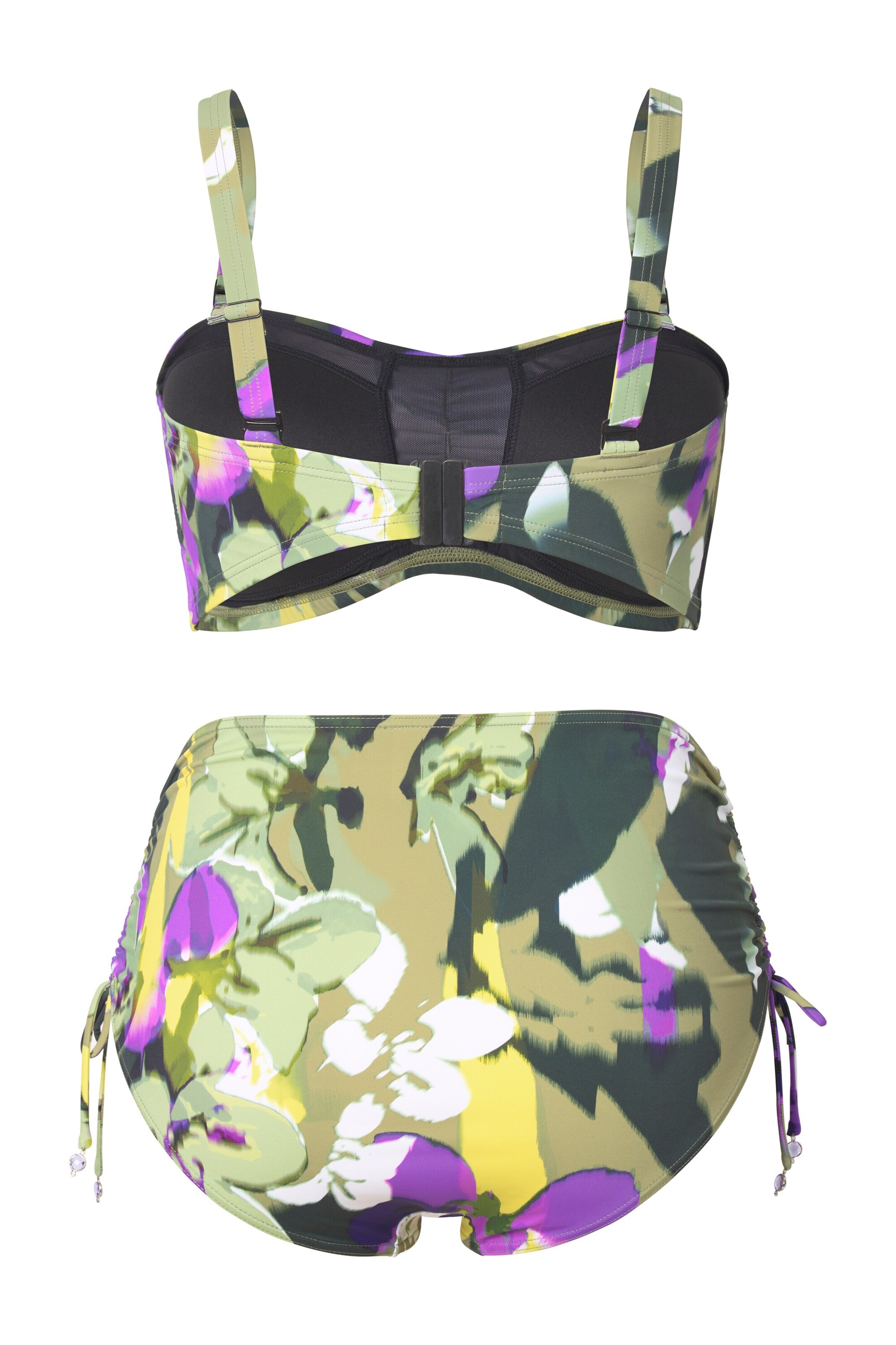 Ulla Popken Bandeau Bikini in Green