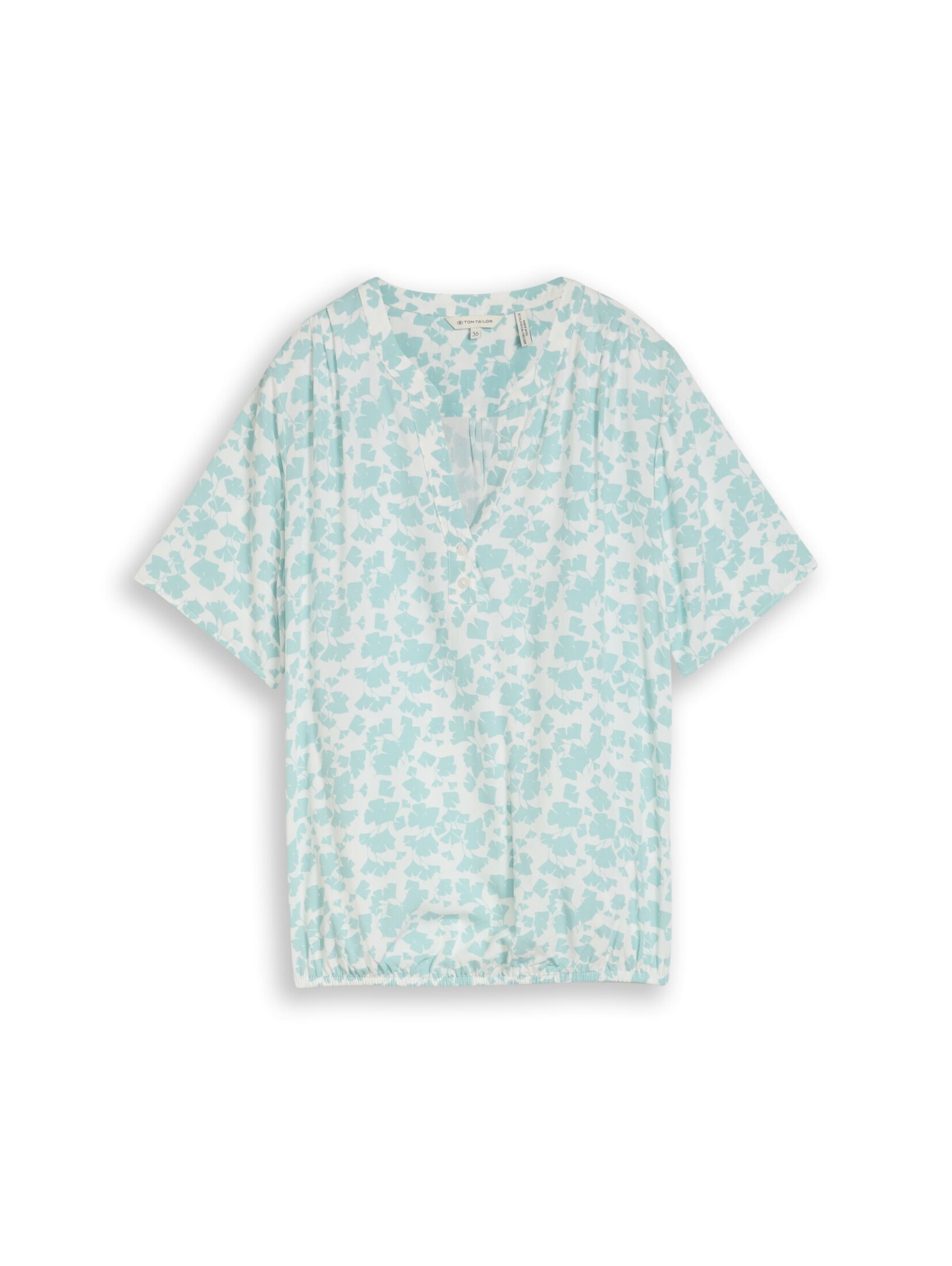 Chemisier TOM TAILOR en vert : devant