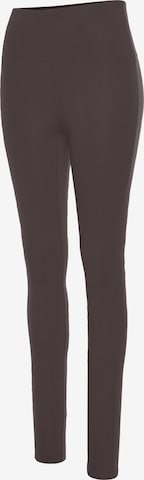 LASCANA - Skinny Leggings en marrón