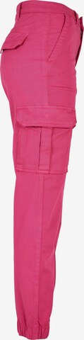 Effilé Pantalon cargo Urban Classics en rose