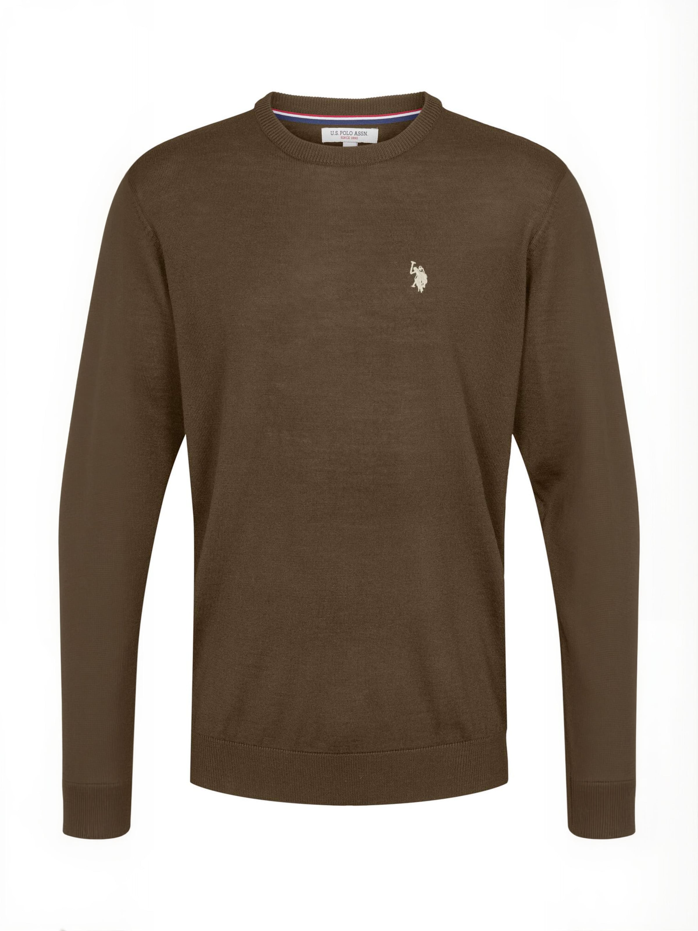 U.S. POLO ASSN. Pullover ' UMKent ' i brun: forside