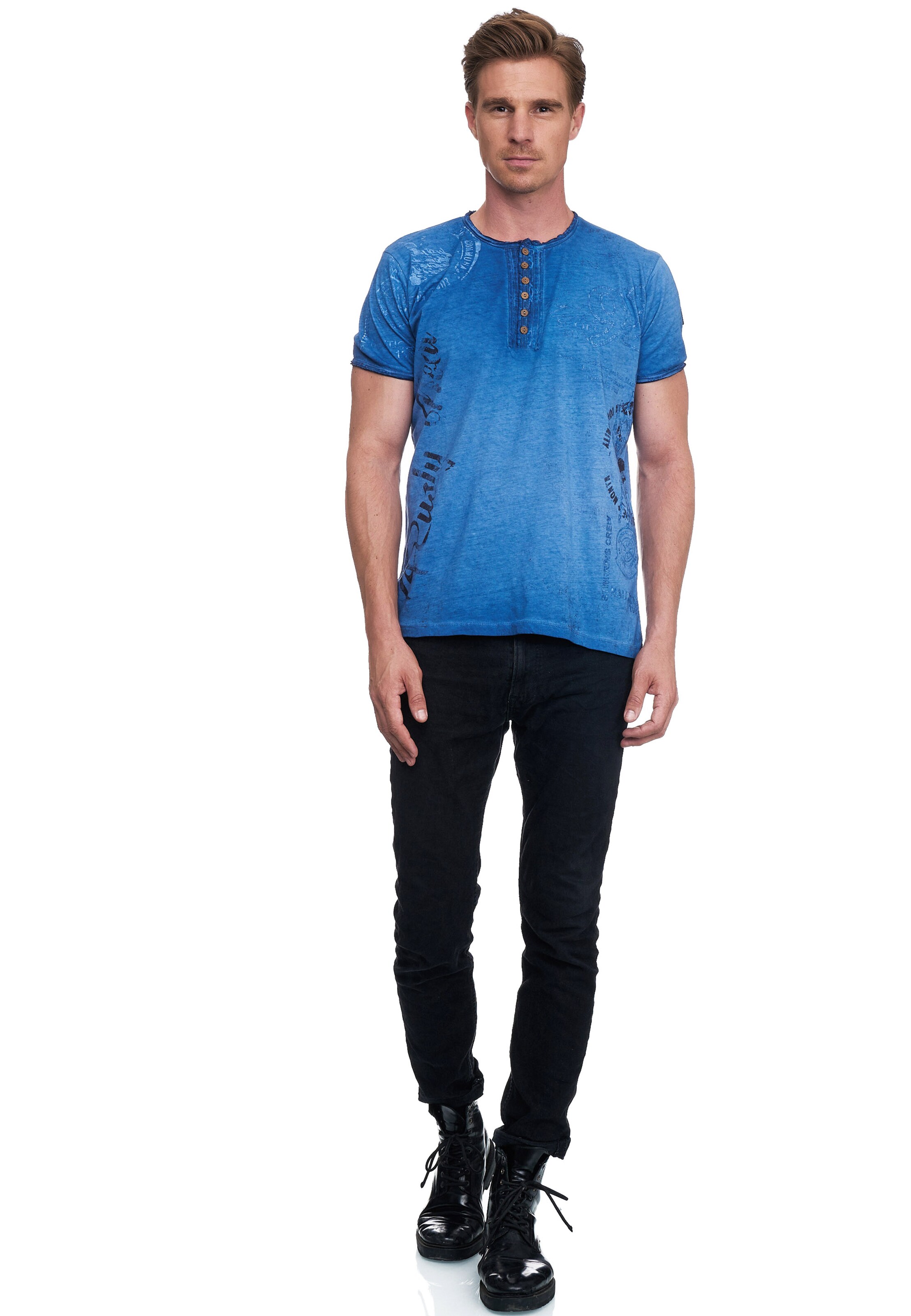 Rusty Neal Shirt in Blauw