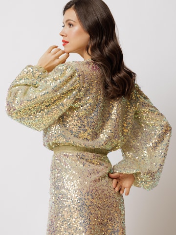 Couture de Marie Blouse 'SOLÈNE' in Gold