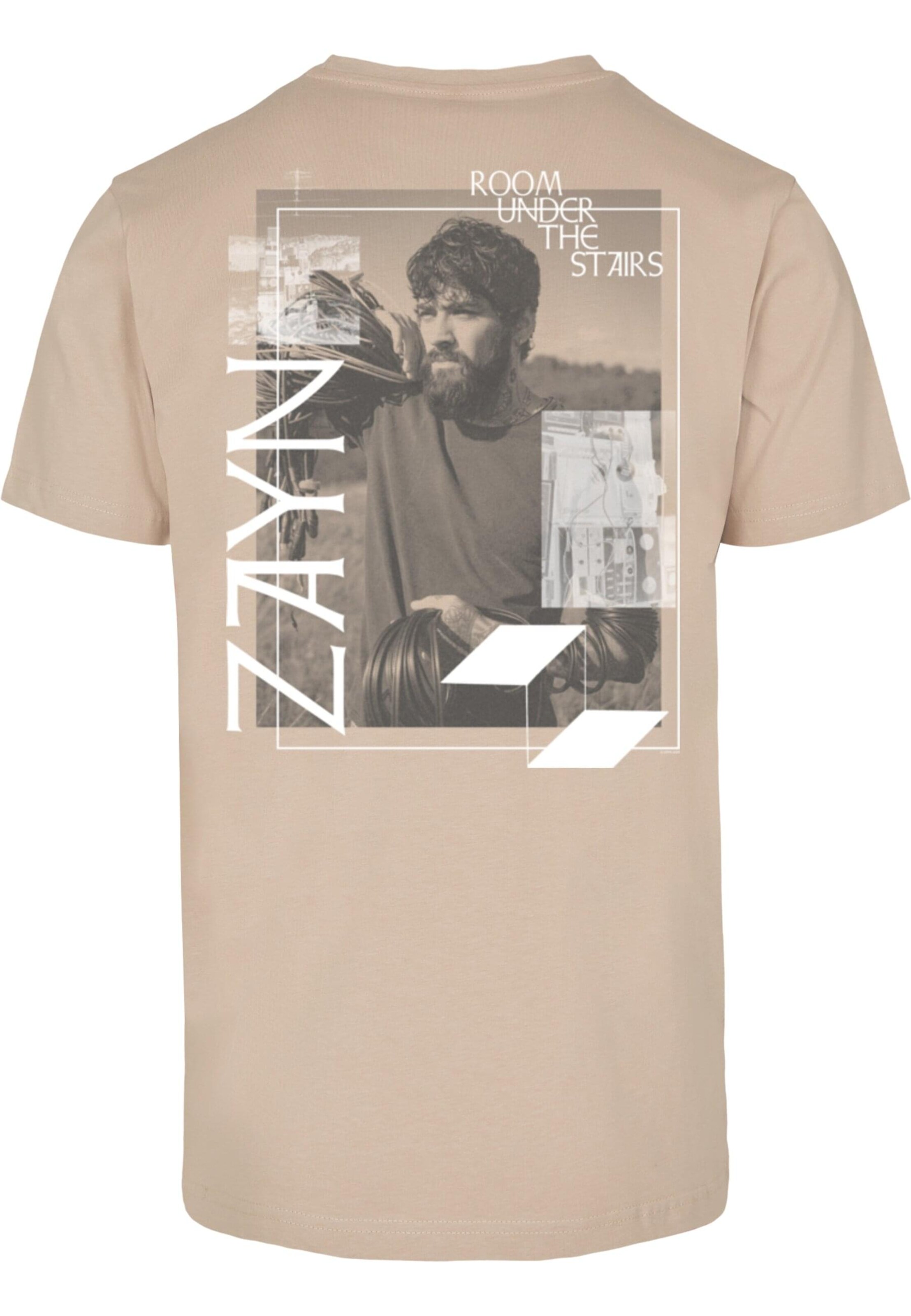 Merchcode Shirt 'Zayn - Indigo' in Beige