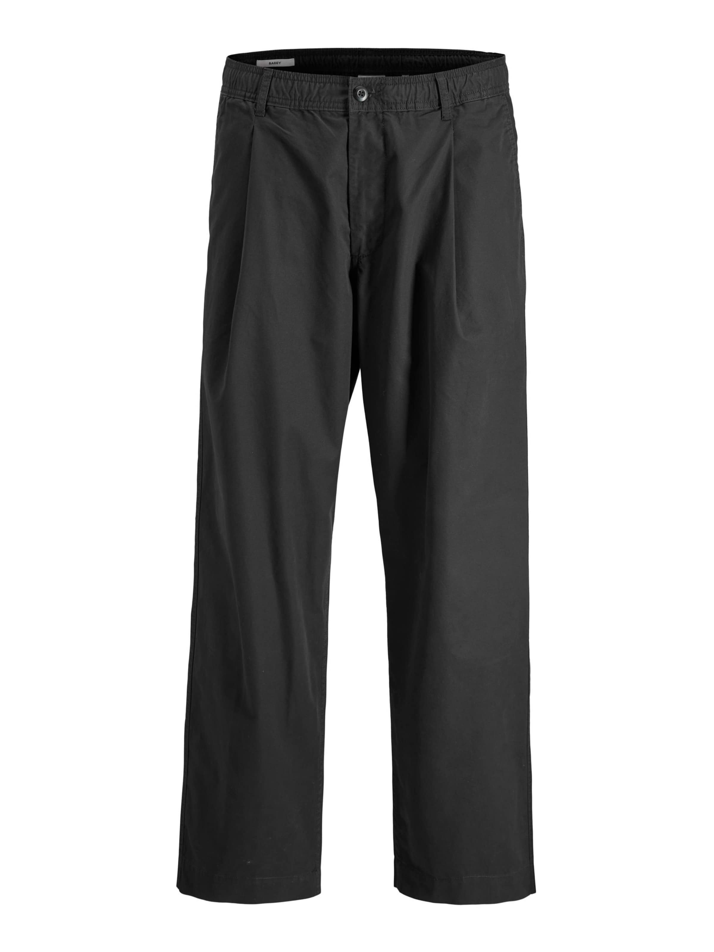JACK & JONES - Ropa ancha Pantalón en negro: frente