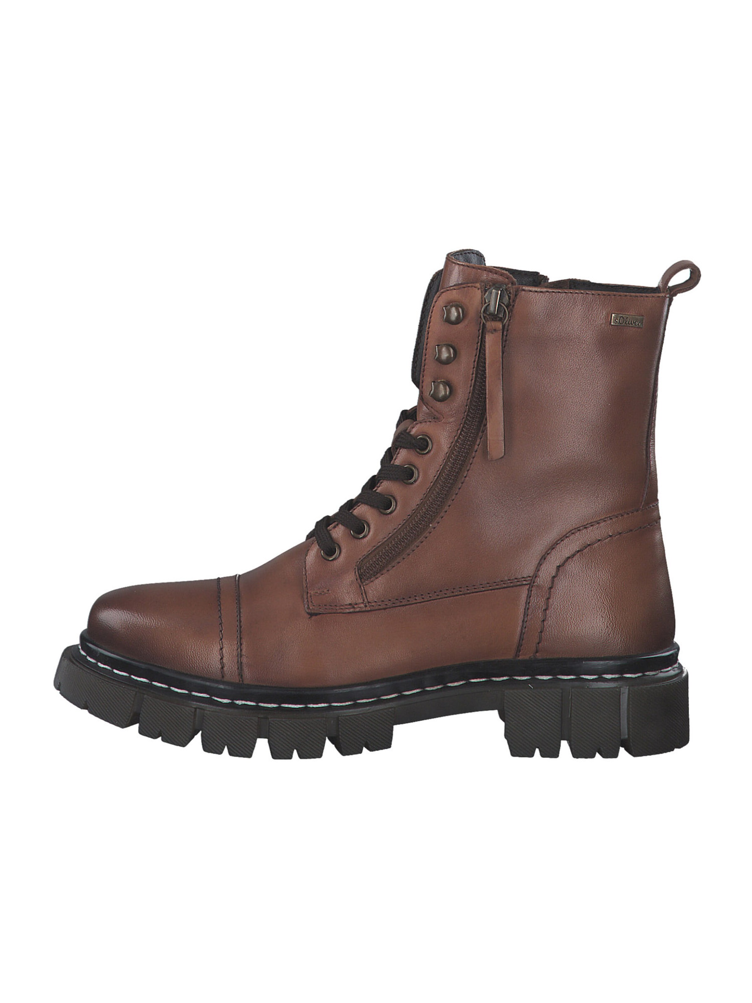 Bottines à lacets s.Oliver en marron
