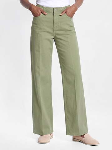 Regular Pantalon s.Oliver en vert : devant