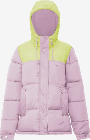 Veste d’hiver FUMO en rose : devant