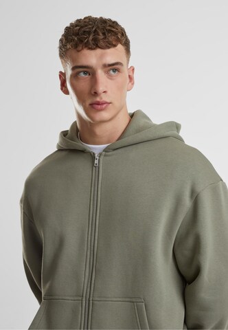 Urban Classics Zip-Up Hoodie in Green