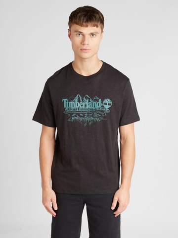 TIMBERLAND Shirt in Zwart: voorkant