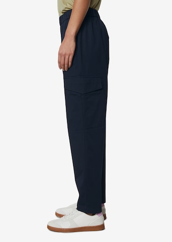 Marc O'Polo Tapered Cargobroek in Blauw