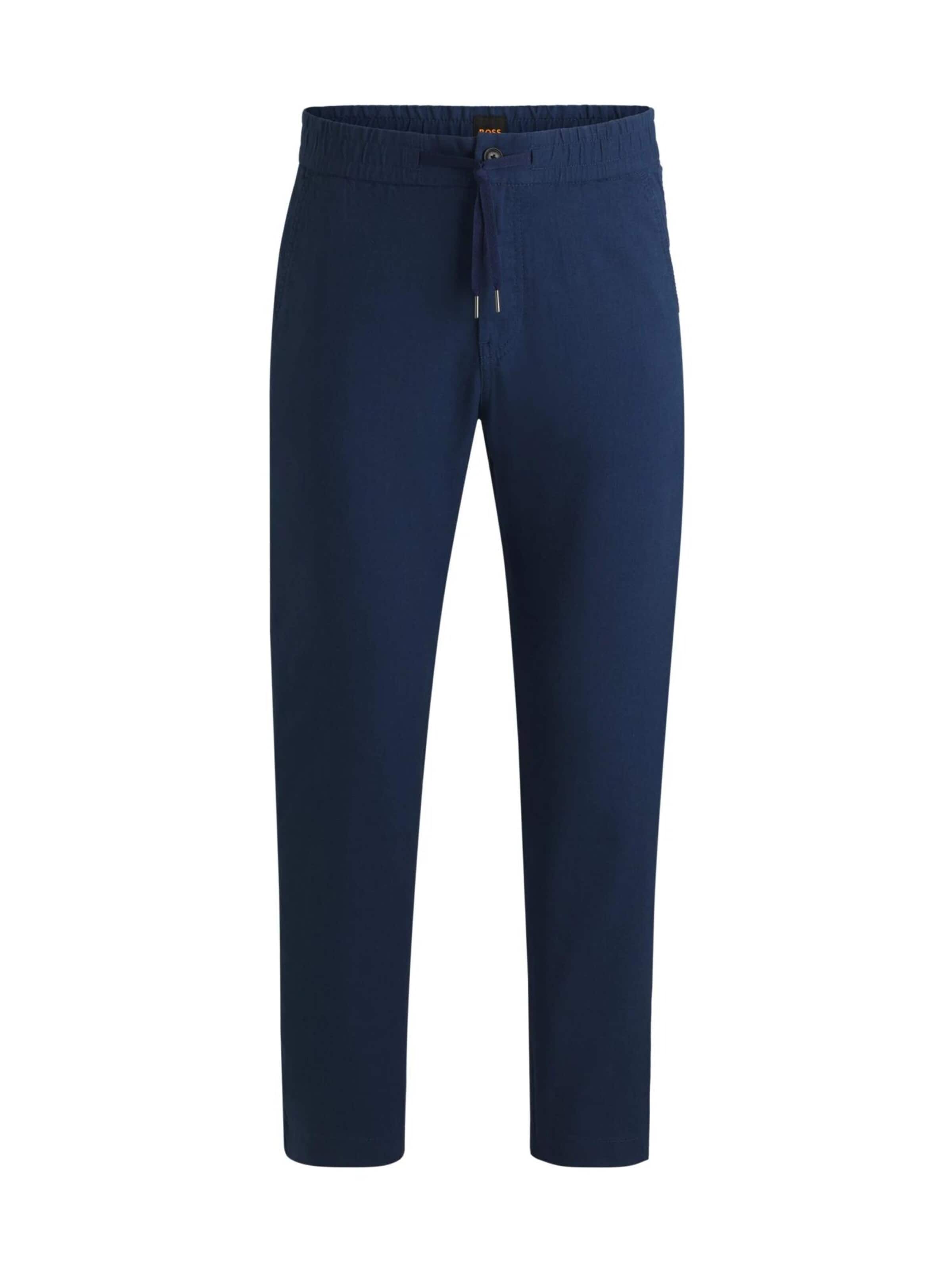 Regular Pantalon HUGO BOSS en bleu : devant