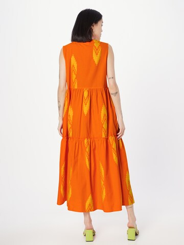 Flowers for Friends Dress in Orange