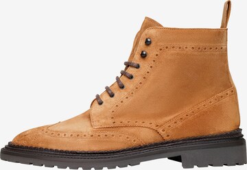 Henry Stevens Lace-Up Boots 'Winston FBDB1' in Brown