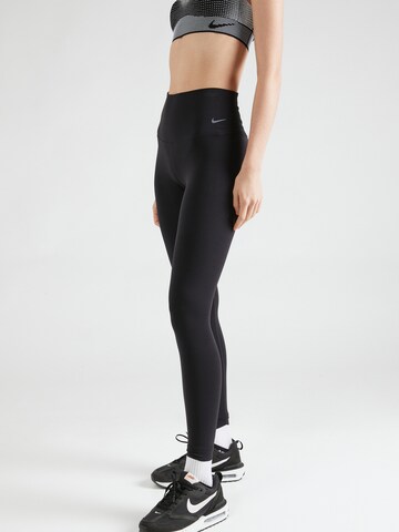 NIKE Skinny Sports trousers 'ZENVY' in Black: front