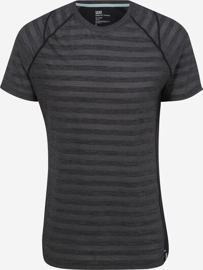 SAXX T-Shirt fonctionnel 'HOT SHOT' en noir / noir chiné, Vue avec produit