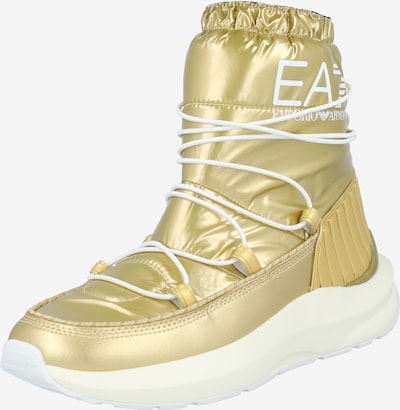 Boots da neve EA7 Emporio Armani di colore oro / bianco, Visualizzazione prodotti