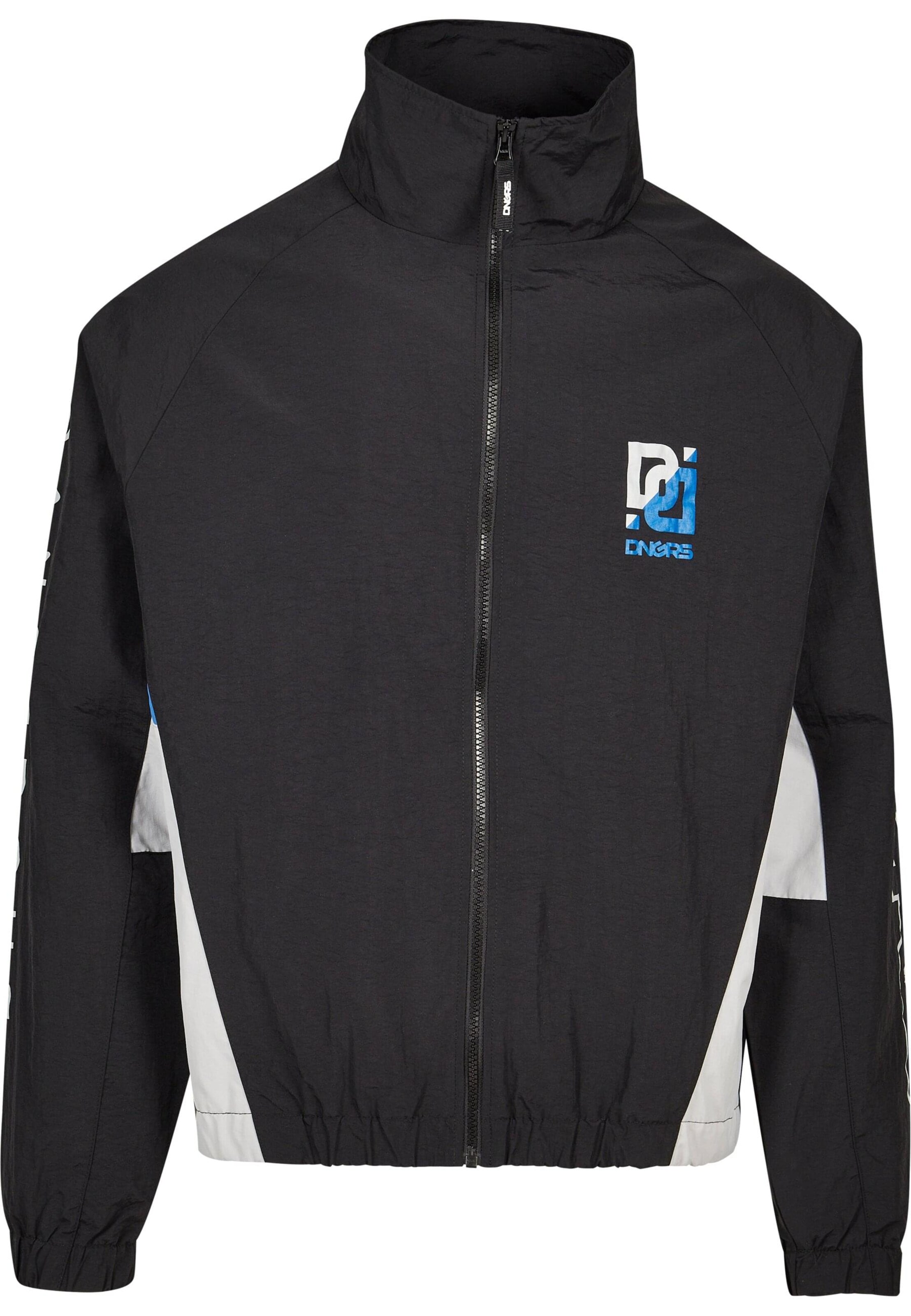 Dangerous DNGRS Between-Season Jacket 'Thunder' in Black: front