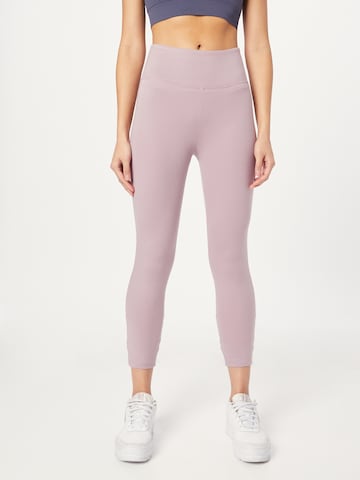 Skinny Pantalon de sport 'JUNE' Marika en rose : devant