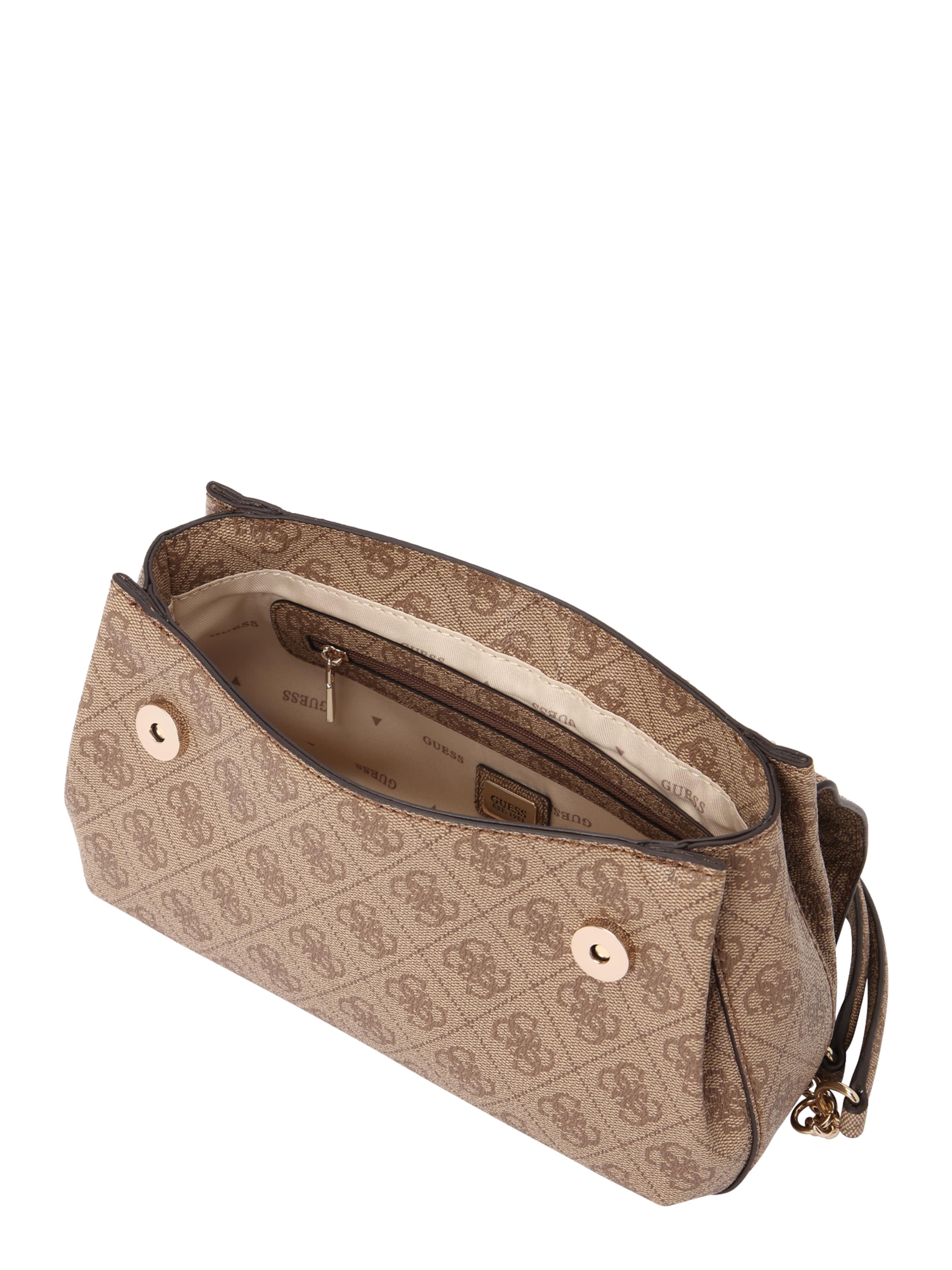 GUESS Shoulder bag 'KATYA CONVERTIBLE XBODY FLAP' in Brown