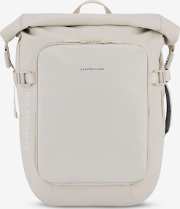 Kapten & Son Rucksack 'Lisbon Pro' in Schwarz: Vorderseite