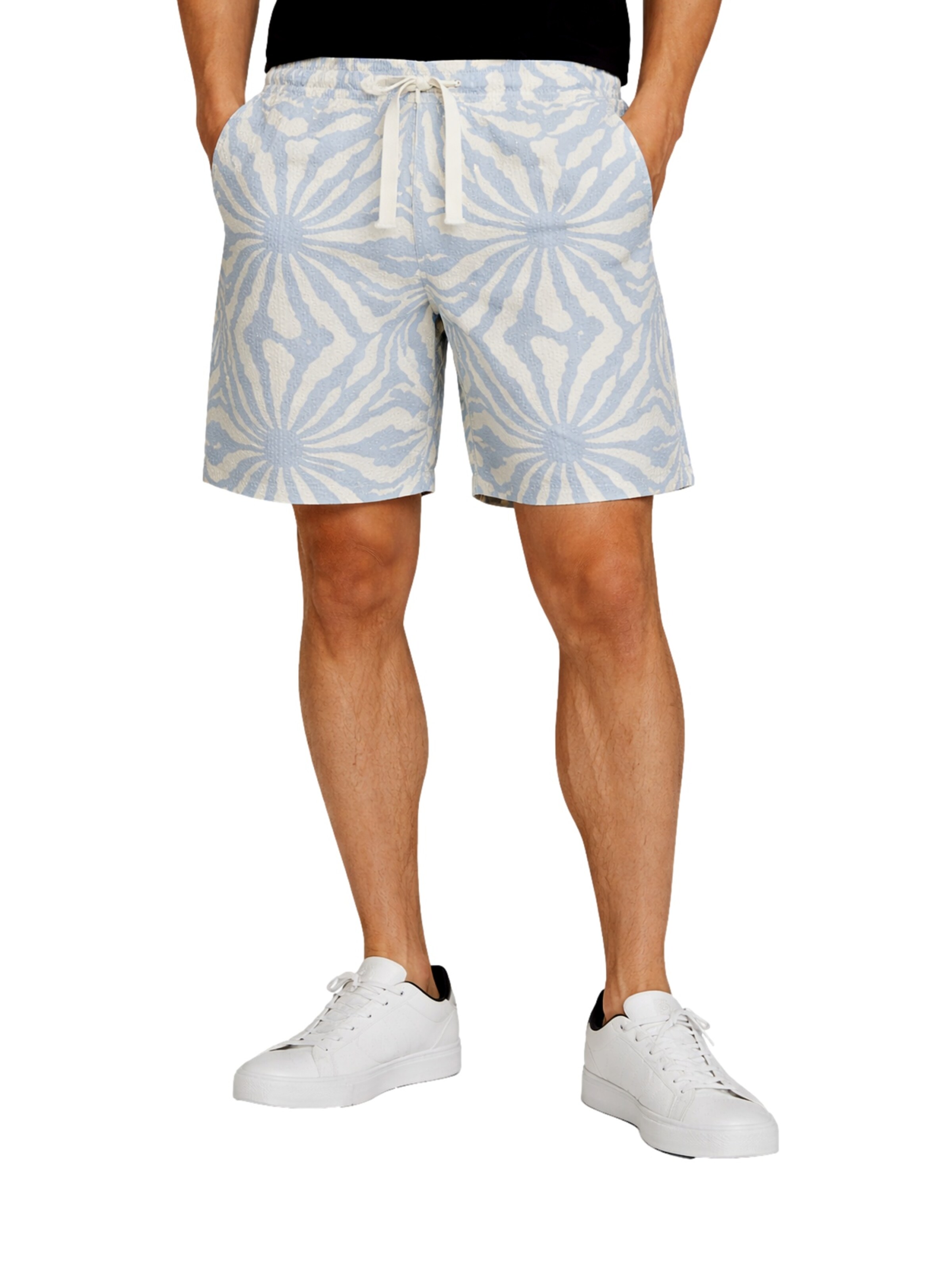 Only & Sons Loosefit Broek 'Cruz ' in Beige: voorkant