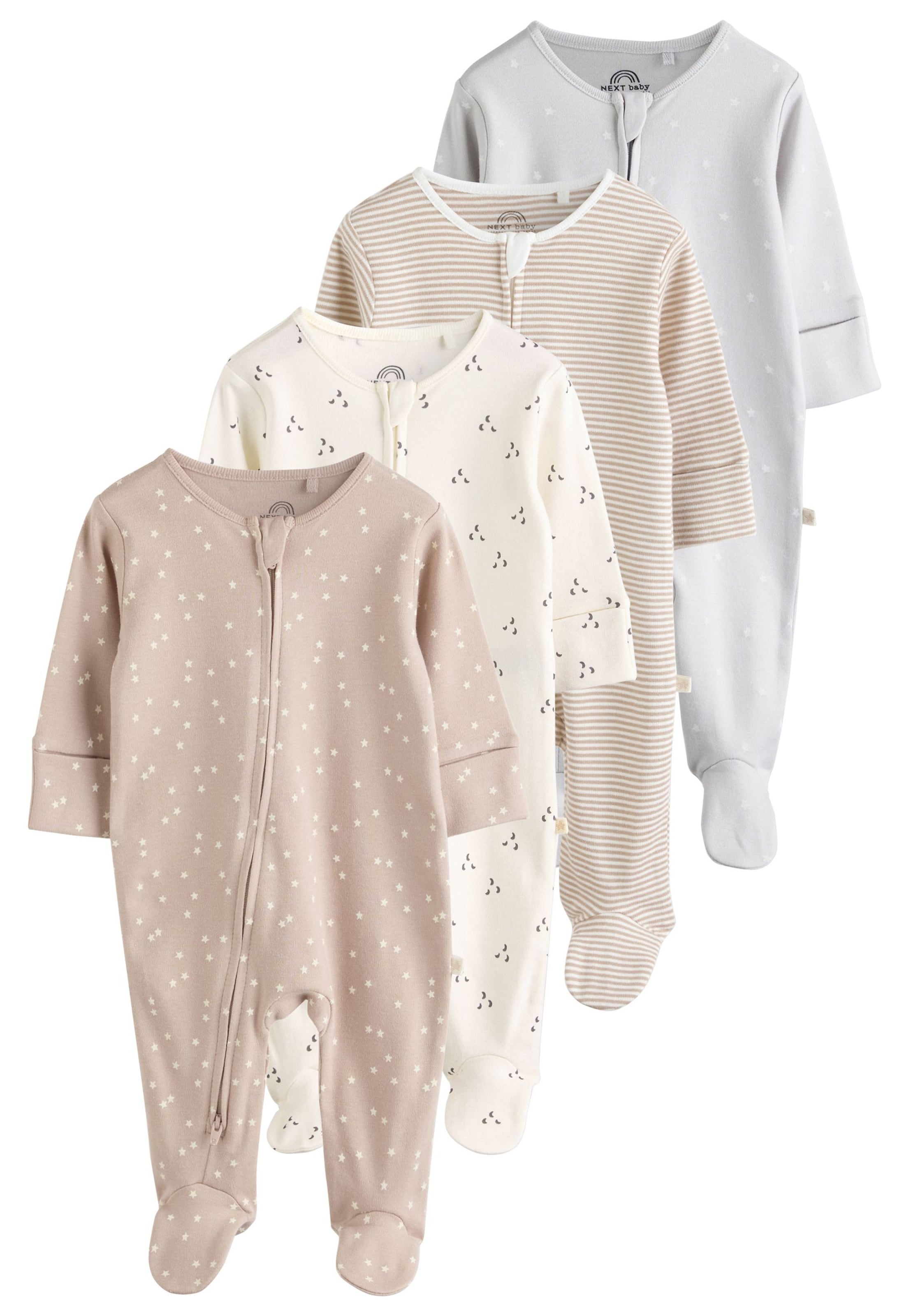 Barboteuse / body Next en beige : devant