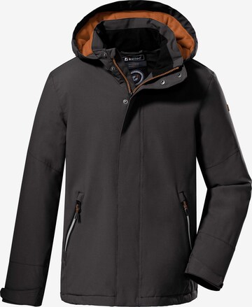 KILLTEC Outdoor jacket in Black: front