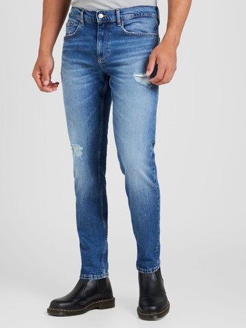 Tommy Jeans Слим Джинсы 'Austin' в Синий: спереди