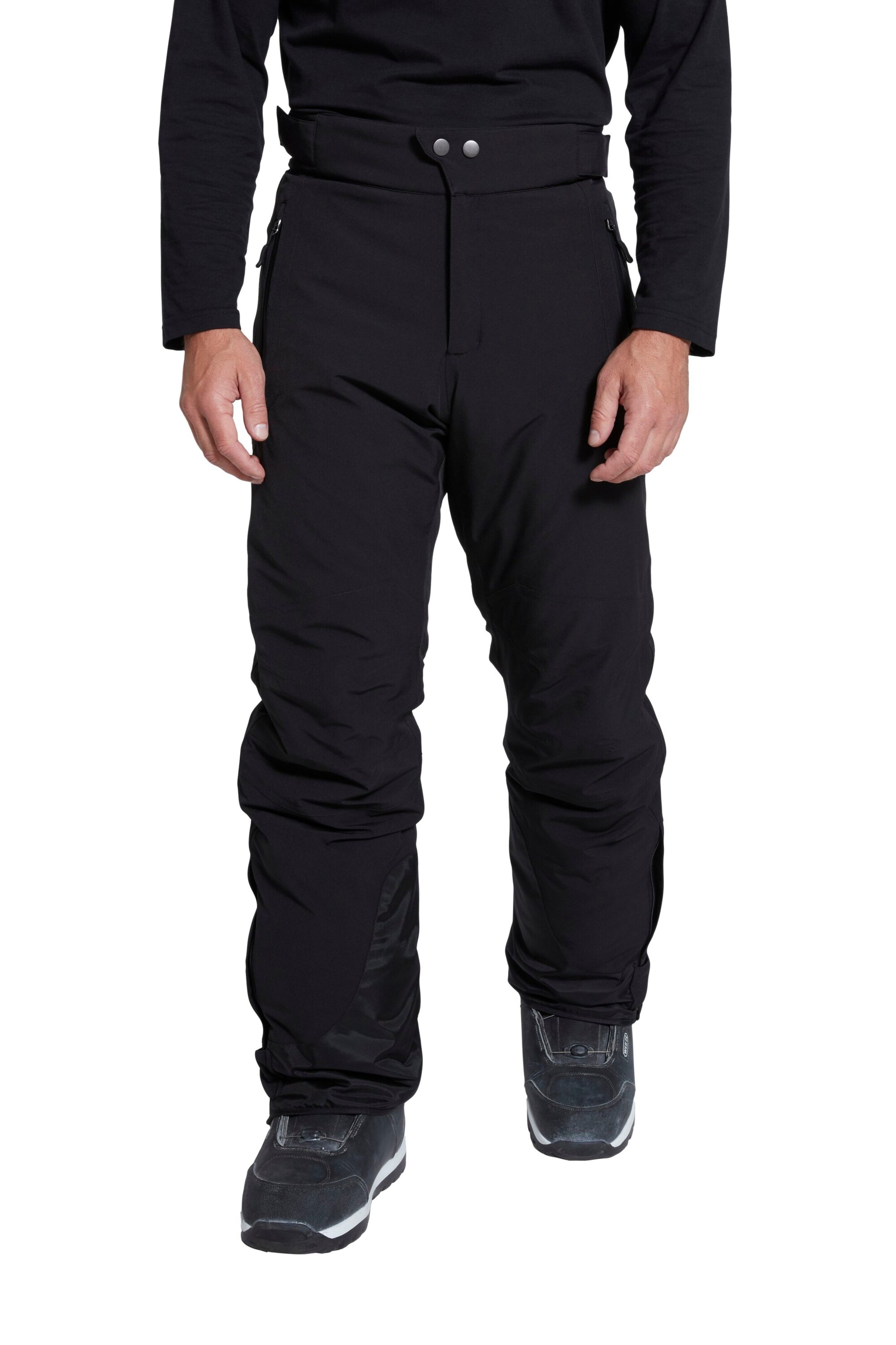 JAY-PI Regular Weatherproof pants in Black: front