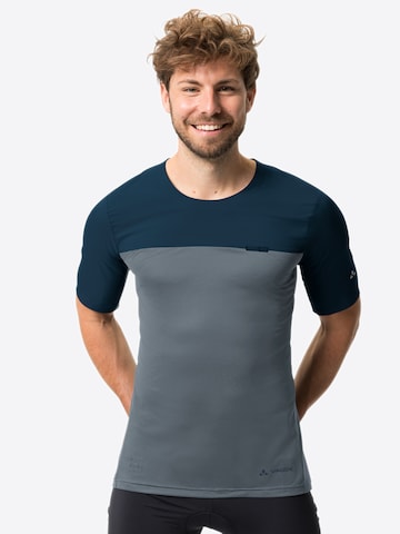 VAUDE Functioneel shirt 'Kuro' in Blauw: voorkant