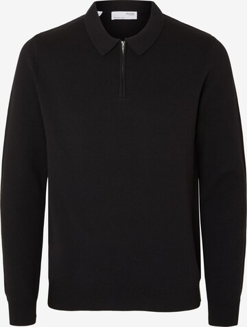 SELECTED HOMME Sweater in Black: front