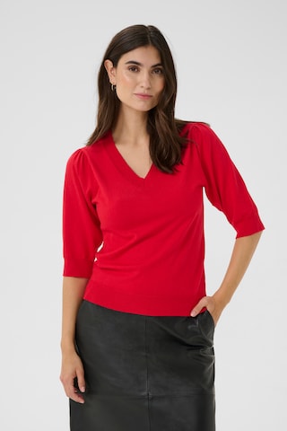 CULTURE Pullover 'CUPinnie' in Rot: Vorderseite