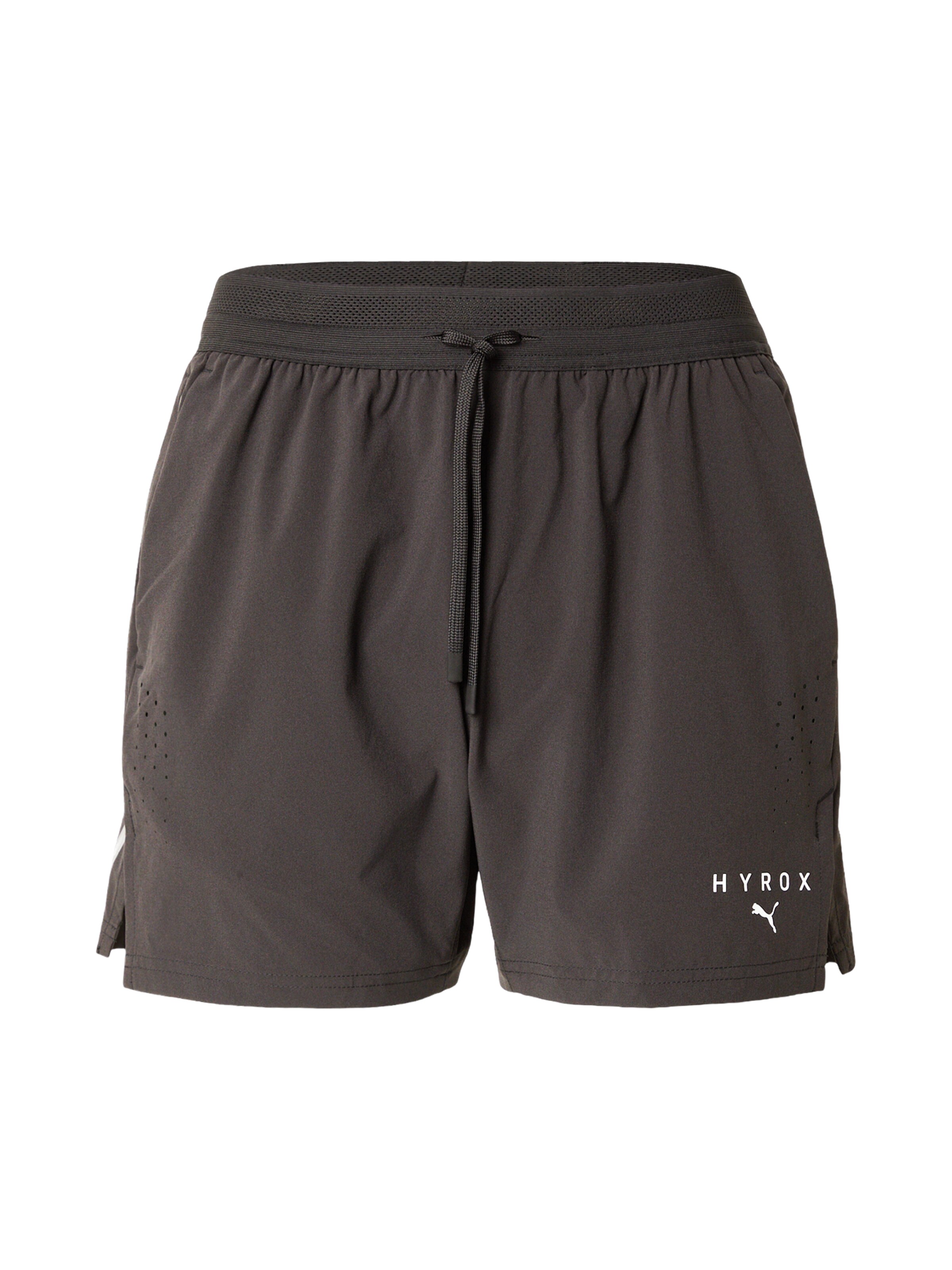 PUMA Regular Sportbroek 'PUMA x HYROX PWRMODE' in Zwart: voorkant