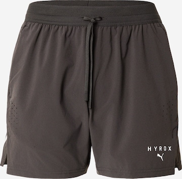 Regular Pantalon de sport 'PUMA x HYROX PWRMODE' PUMA en noir : devant